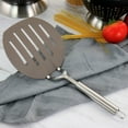 thumbnail image 2 of Martha Stewart Wide Slotted Pancake Turner, Taupe, 2 of 6