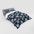 thumbnail image 2 of Ambesonne Floral Bedding Set 4 Pcs, Classic Peony Petal, Queen, Pistachio Green Blue, 2 of 2