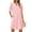 Pink, variant on ZJXFGS Flattering Dresses For Apple Shape Tiered Mini Casual Shift Dress Women's V Neck Short Sleeve Hollow Out Lace Ruffle Dresses With Pocket Eyelet Summer Dresses for Women Black L