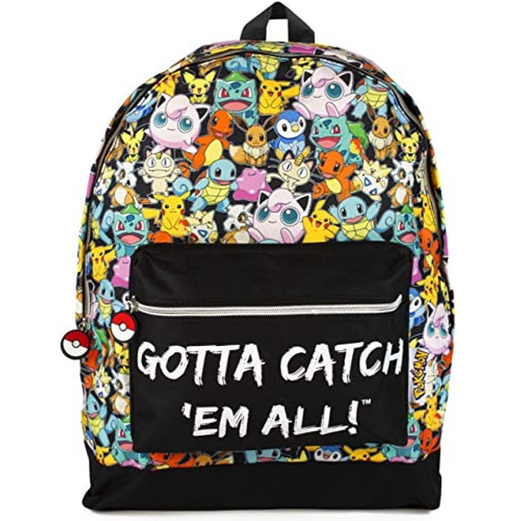 Mochila de Pokémon para Jugadores con Correas Ajustables Talla Única