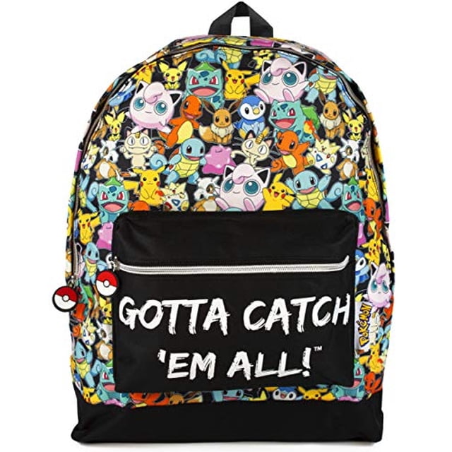 Mochila de Pokémon para Jugadores con Correas Ajustables Talla Única