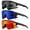 (3 Pack)C01-black+dark Blue+red, variant on KALIYADI Sports Sunglasses Polarized Running Sun Glasses UV400 Protection for Men Women Cycling Fishing
