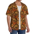 thumbnail image 2 of Kdxio Men's Hawaiian Shirt for Men Short Sleeve Shirt Chicken And Rooster Summer Casual Holiday Beach Button Down T-Shirts, 2 of 5