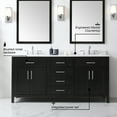 thumbnail image 5 of Ove Decors Tahoe 72 W x 21" D Freestanding Bathroom Vanity with Double Sink, Dark Espresso, 5 of 20