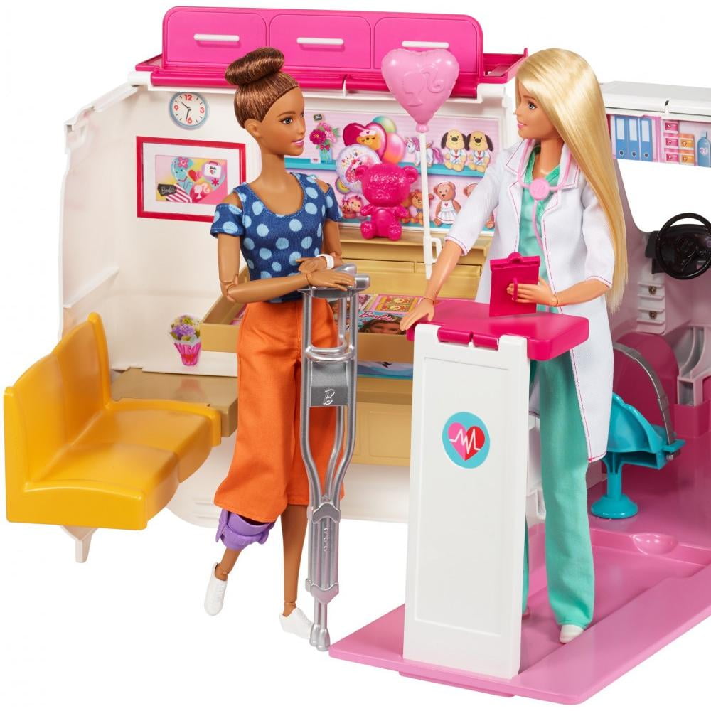 Barbie Care Clinic 2 in 1 Fun Playset for Ages 3Y Walmart