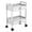 White, variant on TTGIEET Salon Trolley Cart, Mobile Utility Cabinet with 2 Lockable Drawers, Rolling Storage Station Medical Esthetic Supply Holder for Beauty Spa, Black