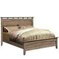 thumbnail image 2 of FOA Ackerson 3pc Brown Wood Low Bedroom Set - Queen + Nightstand + Chest, 2 of 7