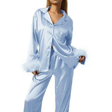 

Women S Sleepwear Feather Decoration Womens Sleepwear