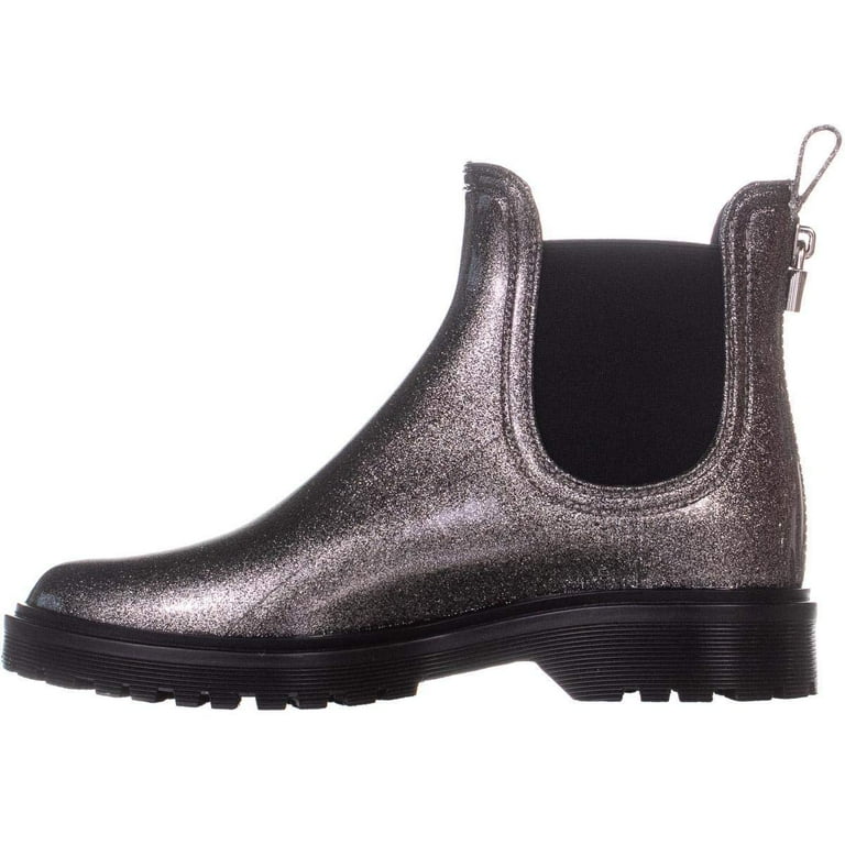 Michael Kors Tipton Rainbootie Gunmetal Size 9 Grey Size 6.0