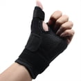 thumbnail image 1 of 1 Pieza Férula de Pulgar Ajustable con Vaina de Tendón, Soporte de Muñeca para Hombres y Mujeres con Síndrome del Túnel Carpiano, Artritis y Tenosinovitis A., 1 of 5