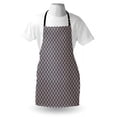 thumbnail image 4 of Abstract Apron, Connected Geometric Shapes Basic Ornamental Items Retro Feels, Unisex Kitchen Bib with Adjustable Neck for Cooking Gardening, Adult Size, Eggshell Blush, by Ambesonne, 4 of 4