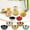 A1349 SSZMDLB under $5, variant on SSZMDLB under $5 Stainless Steel Dipping Bowls, 4 Pcs Condiment Sauce Dishes, Sushi Soy Sauce Containers, Snack Appetizer Servers, Kitchen Dining Essentials, Party Serving Set