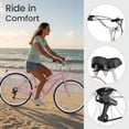thumbnail image 5 of ABORON 24" Beach Cruiser Bike Women, Lightweight Adult Urban Cruiser Bike with Rack, 7-Speed Cruiser Bicycle for Commuting, Carbon Steel Frame Commuter Bicycle, 5 of 9