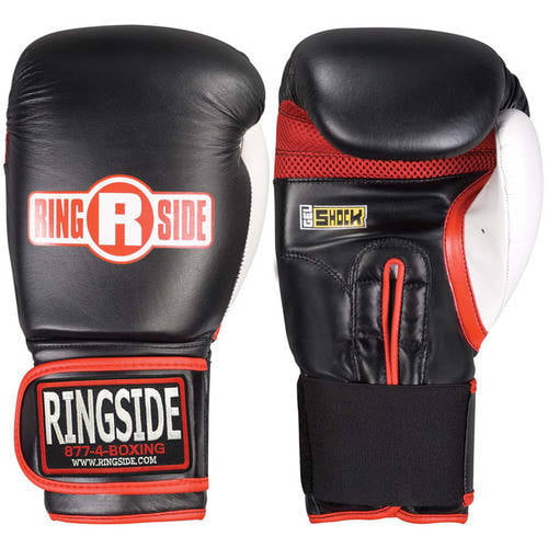New Ringside Boxing MMA Kickboxing Gel Shock Safety Sparring 16oz Gloves White 