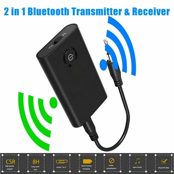 Transmisor Bluetooth A2Dp Stereo Jack 3,5 mm.