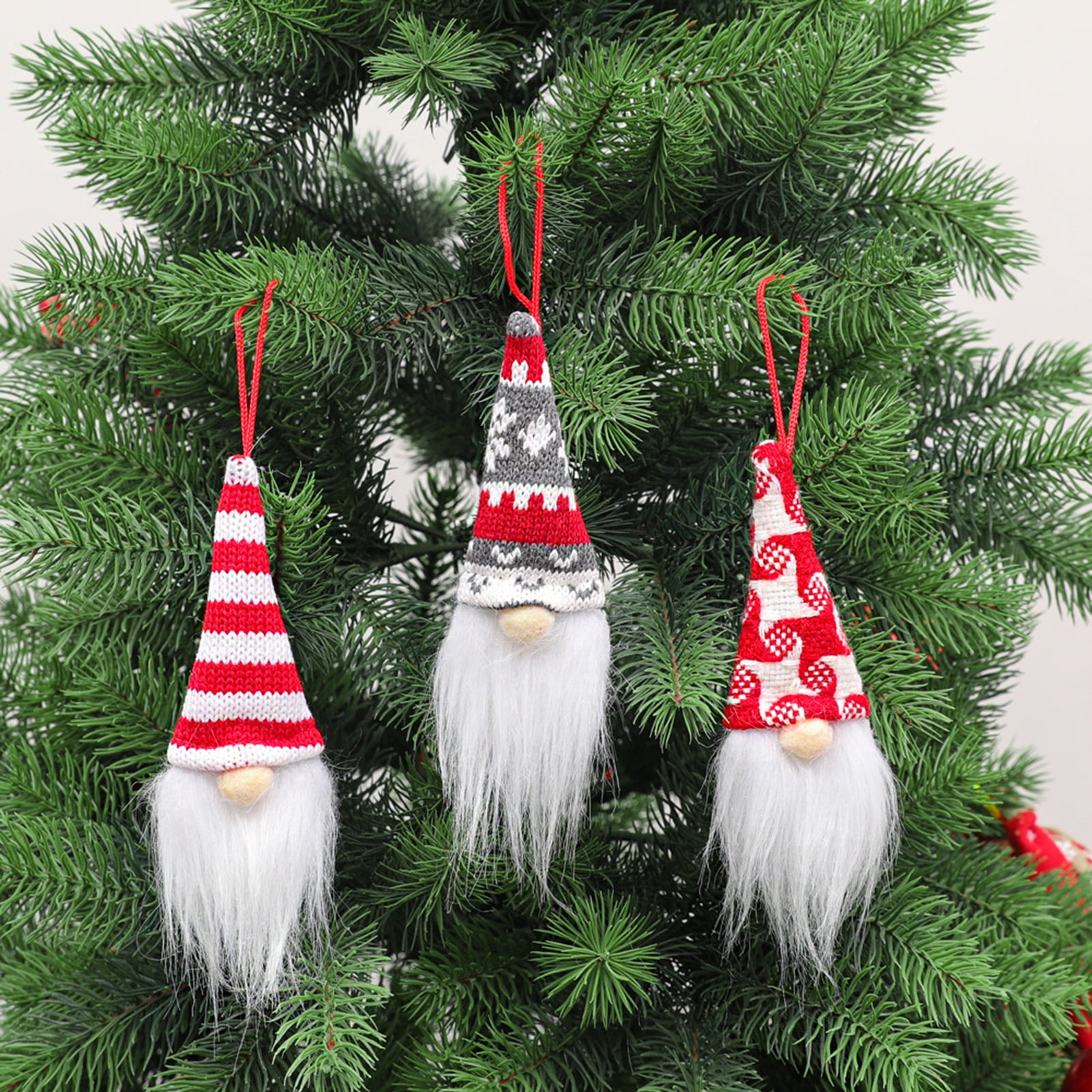 18 Pcs Christmas Ornaments Clearance Gnome Wood Decorative Items