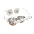 thumbnail image 4 of Comedero para pájaros para jaula, cuencos dobles de acero inoxidable, taza de agua y comida semicerrada, percha para pájaros para periquitos, cacatúas, 4 of 8
