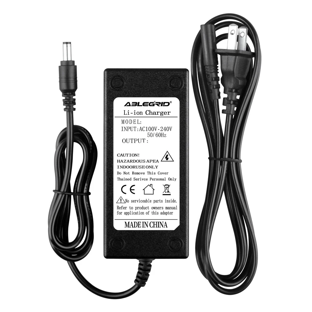 42V AC Adapter For MAXSHOT V1SPRO Electric Scooter 500W Motor 36V 10.5Ah Battery