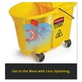 thumbnail image 5 of Rubbermaid Commercial WaveBrake 2.0 Bucket/Wringer Combos, Side-Press, 35 qt, Plastic, Green -RCPFG758888GRN, 5 of 8