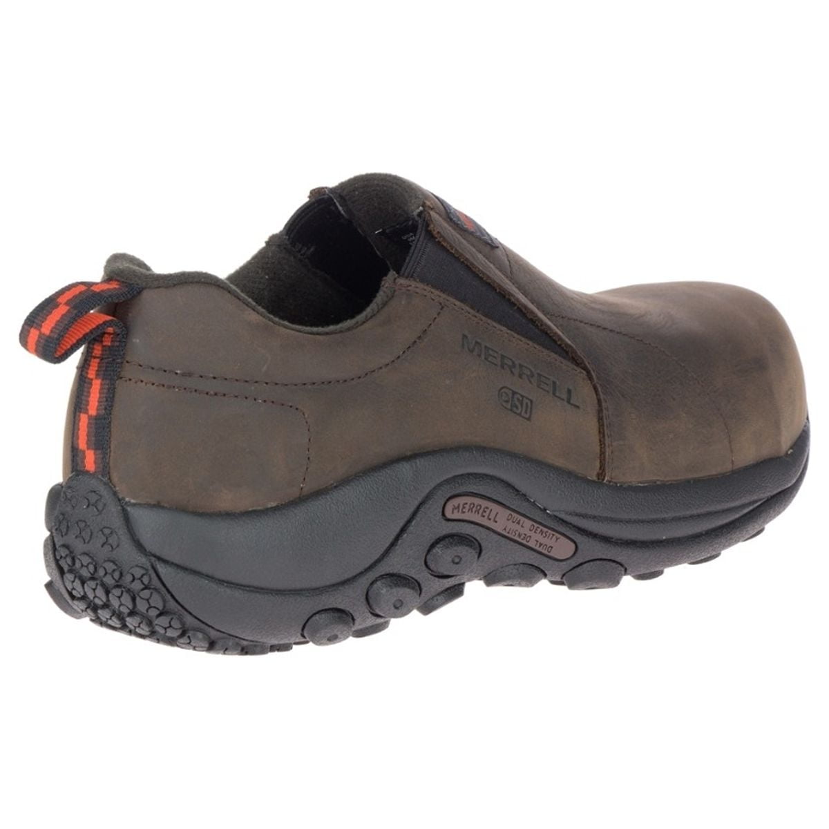 MERRELL WORK Men's Jungle Moc Leather Comp Toe SD+ Work Shoe 