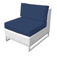 thumbnail image 1 of TKC Miami Armless Patio Chair in Navy, 1 of 1