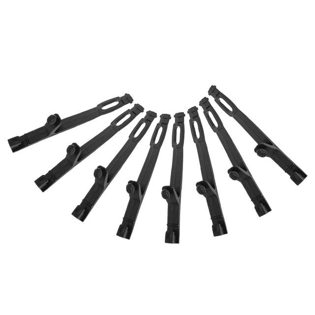 BESTYASH 8Ud Para Montar Faro De Motocicleta Negro Absorción De Impactos Duraderas