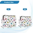 thumbnail image 4 of FORMRS 13-13.3 inch Laptop Sleeve Case Soft Carrying Quilted Computer Bag Cover, Green Stars, 4 of 7