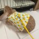 thumbnail image 5 of Vestido de animales pequeños con accesorios, arnés de conejo para mascotas, chaleco y correa con sombrero, lindo disfraz de Pascua con mini bolsa para hurón, conejillo de indias, ardilla y gatito (M,, 5 of 5