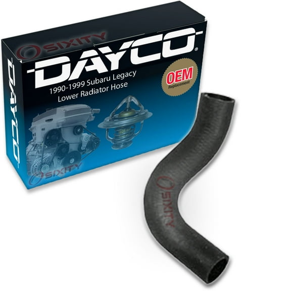 Dayco Lower Radiator Coolant Hose compatible with Subaru Legacy 2.2L 2.5L H4 1990-1999