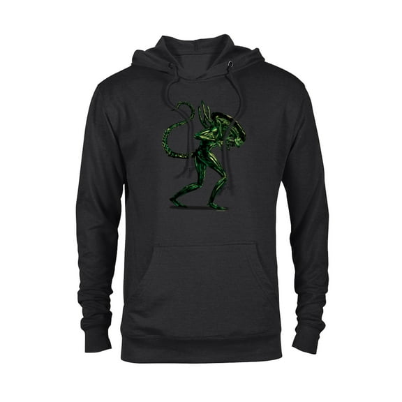 Alien 45th Anniversary Classic Xenomorph Graphic Novel Art - Pullover Hoodie for Adults - Customized-Black