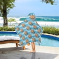 thumbnail image 6 of Toddler Hooded Beach Towel 24x50 Kids Bath Towels Soft Quick Dry for Swim Pool Boys Girls Wood Hoods and Wave, 6 of 7