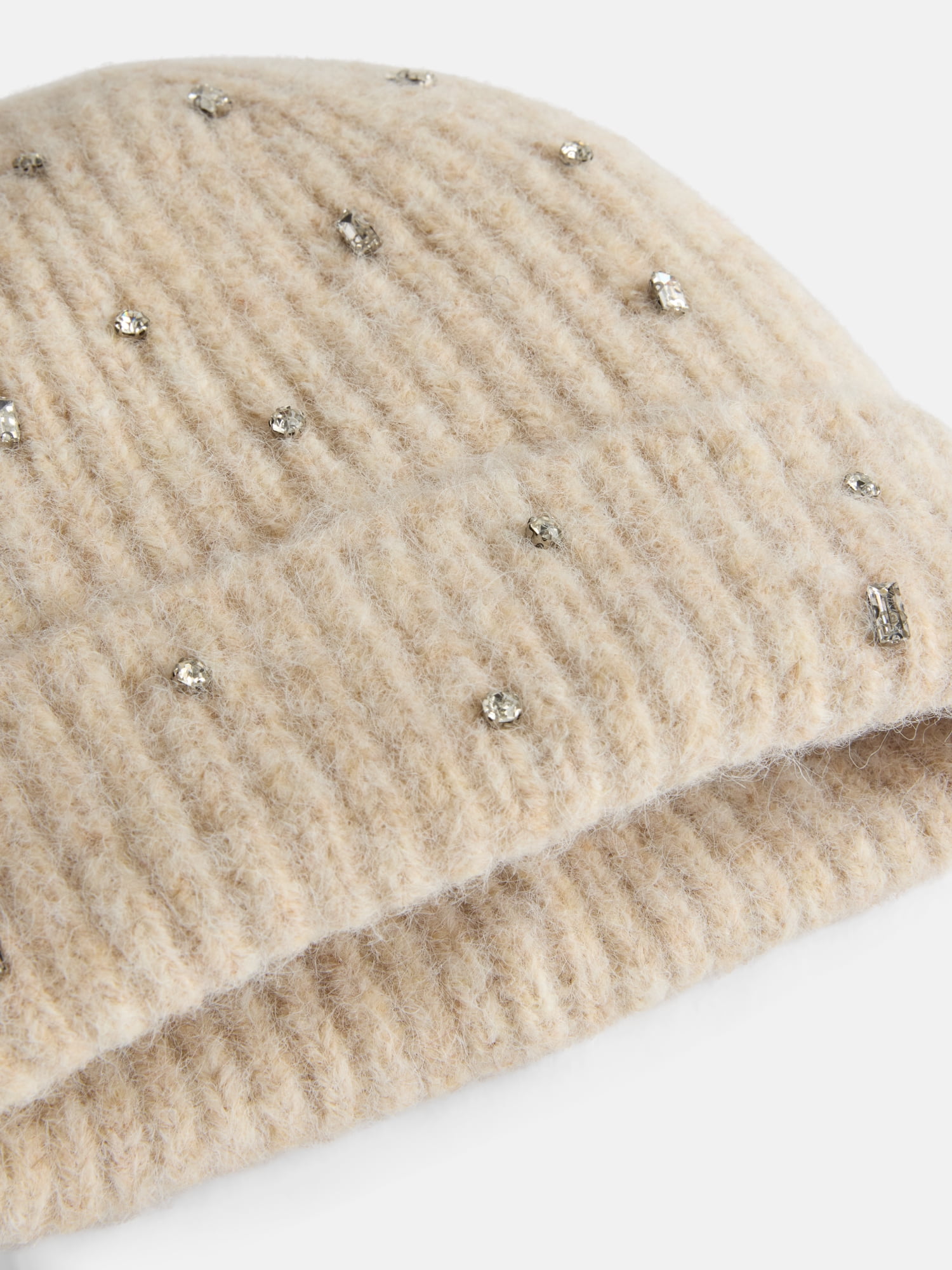 Free Assembly Women's Beanie Glove Set, Oatmeal Heather
