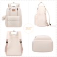 thumbnail image 4 of Mochila GAXOS, bonita para la escuela, estética, monedero blanco para niñas, 4 of 6