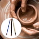thumbnail image 4 of Moldeadores de arcilla de silicona de 3 uds, suministros de doble cabeza moldeadores de goma para modelado de polímeros perfecl lápiz formadores, 4 of 8