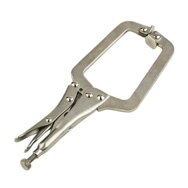 9" inch Steel C Clamp Vise Grip Locking Welding Pliers Wood Tenon Locator Tool
