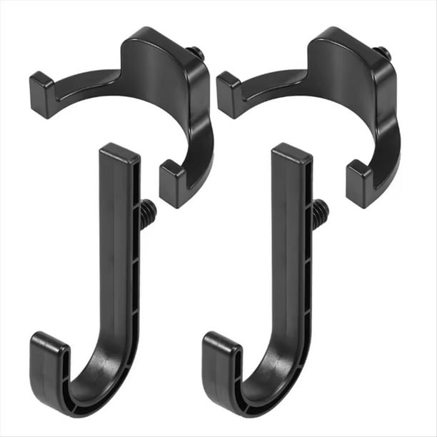 4 para Cobertizo de Almacenamiento, Prácticos para Colgar Cobertizos, Fáciles de Instalar, en U y J, Accesorios para Cobertizo de Almacenamiento.