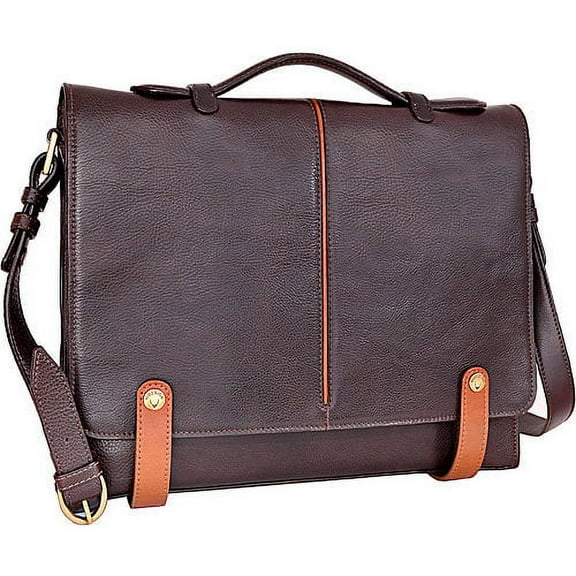 Hidesign Eton Medium Leather Messenger Briefcase