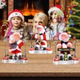 thumbnail image 1 of Música eléctrica Muñeca de Papá Noel Adorno de muñeca de Papá Noel ANGGREK Otros, 1 of 6
