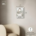 thumbnail image 5 of Flower Bloom Bathroom Canvas Farmhouse Floral Art by Art Remedy, White Frame, 10" x 15", 5 of 7