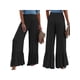thumbnail image 4 of Txlixc - Pantalones de salón para mujer, holgados, cómodos, de pierna ancha, con parte inferior con volantes, de talle alto, sueltos, informales, para trabajo Txlixc Casual, 4 of 5