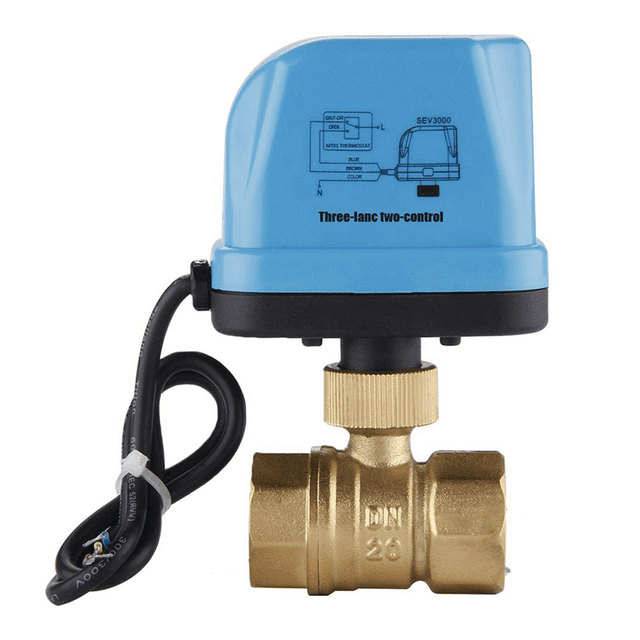 3X 2-Way Zone Valve Two-Way Valve Motor Ball Valve Electric Electric Valve Reversing Ball Valve 220V DN20 (G3 / 4 Inch)