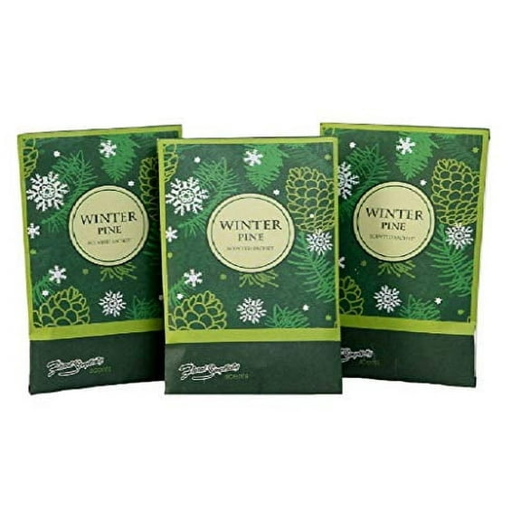 FloralSimplicity Winter Pine Scented Sachets Pack of 3