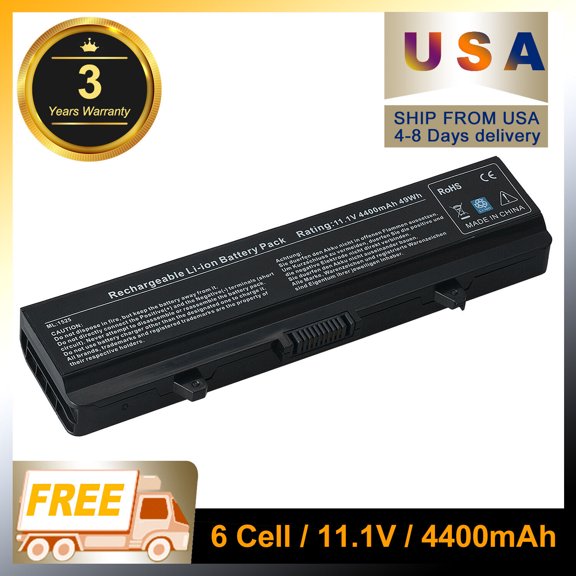NEW Battery for Dell Inspiron 1525 1526 1545 1546 1750 GW240 RN873 X284G M911G A