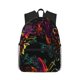 thumbnail image 1 of Mochila con flores de neón que brillan en la oscuridad, ideal para portátiles, viajes, senderismo, negocios, para mujeres y hombres., 1 of 5