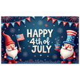 thumbnail image 2 of Decorative Gnomes Independence Day Banner Patriotic July 4th Theme Celebration for Outdoor Party Holiday Event, 2 of 8