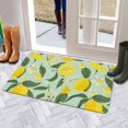 thumbnail image 5 of Lemon Fruit Linen Non-slip Floor Mat, Entryway Doormat Durable Low-Profile Mat Home Decor, Rug Washable Kitchen Bathroom Laundry Bedroom Living Room Door Mat 30x17in, 5 of 5