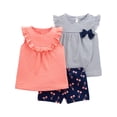 thumbnail image 1 of Set de ropa Simple Joys de Carter's Baby Girls de 3 piezas 4T, 1 of 3