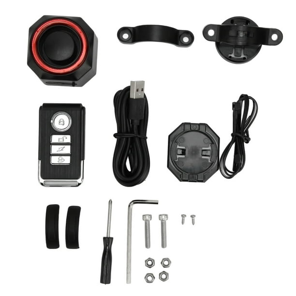 Smart Bike Tail Light, USB Rechargeable Prevent Theft IPX5 Waterproof Bike Tail Light Alarm Adjustable Brightness For Bikes