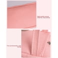 thumbnail image 4 of sweethay Bolsa de lápices de lona portátil para estudiantes, estuche de almacenamiento de cepillos para bolígrafos de oficina, Hotel y hogar, Carpetas de archivos Azul marino, 4 of 8