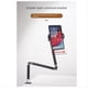 thumbnail image 4 of Soporte de Pared Plegable de 360° para Teléfono Móvil, Ángulo Ajustable, Soporte para Tableta Elástico, 4 of 5